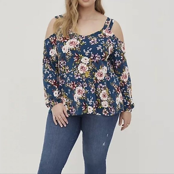TORRID, PLUS 2, NWT, BLUE - Picture 1 of 7